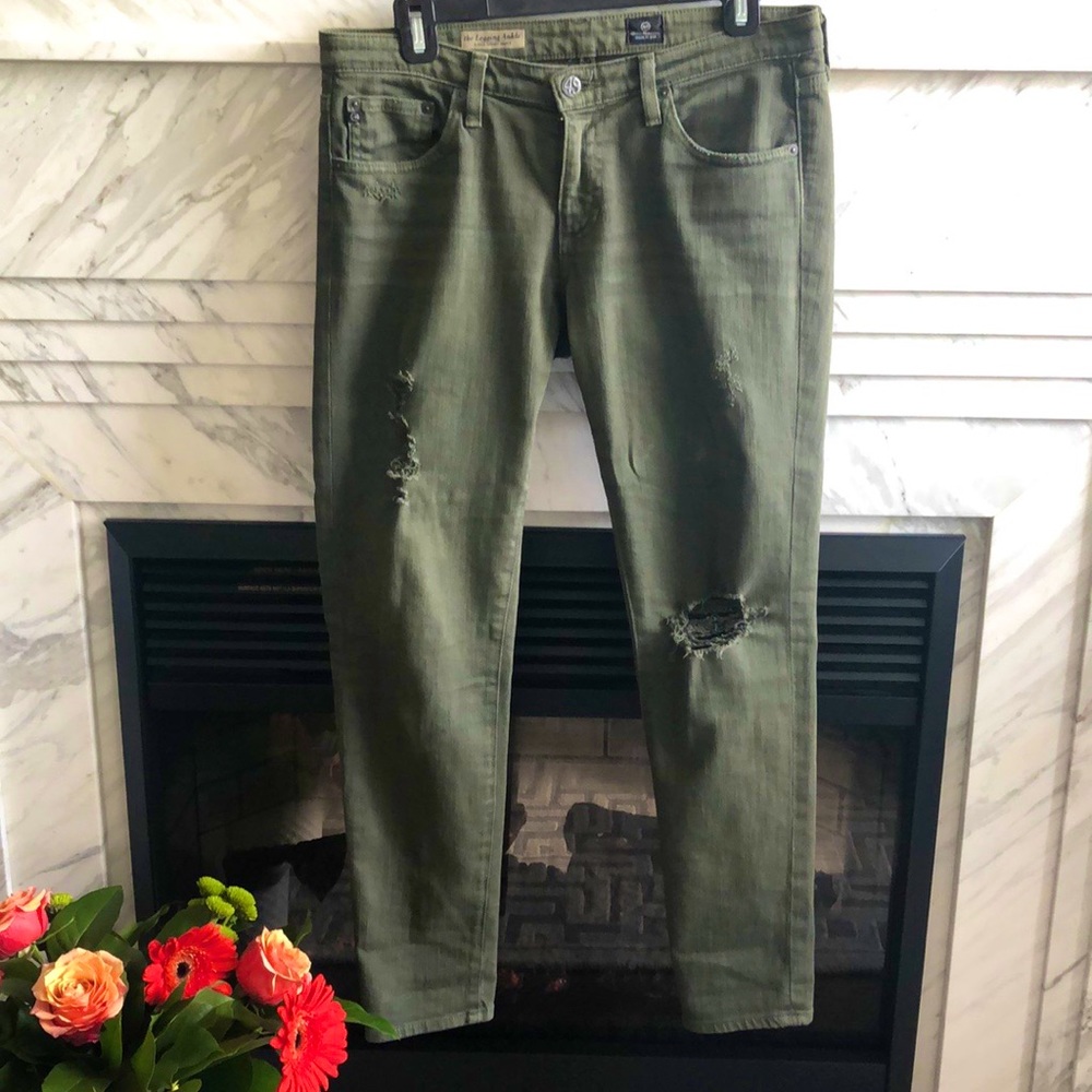 AG Jeans the legging ankle skinny (green)